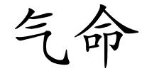 气命的解释