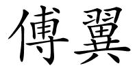 傅翼的解释