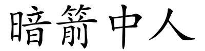 暗箭中人的解释