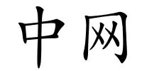 中网的解释