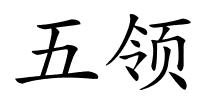 五领的解释