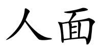 人面的解释