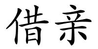 借亲的解释