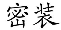 密装的解释