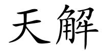 天解的解释