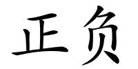 正负的解释
