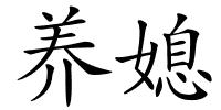 养媳的解释