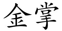 金掌的解释
