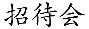 招待会的解释