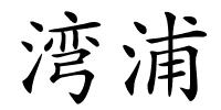 湾浦的解释
