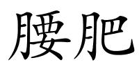 腰肥的解释