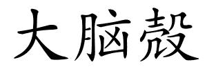 大脑殻的解释