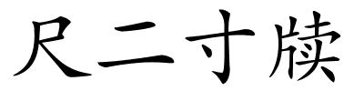 尺二寸牍的解释