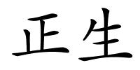 正生的解释