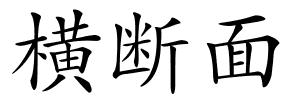横断面的解释