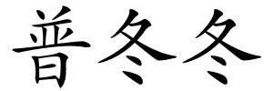 普冬冬的解释