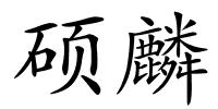 硕麟的解释