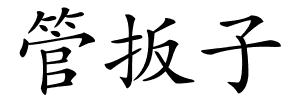 管扳子的解释