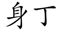 身丁的解释