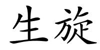 生旋的解释