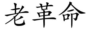 老革命的解释