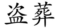 盗葬的解释