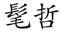 髦哲的解释