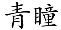 青瞳的解释