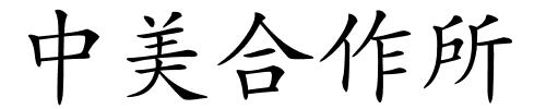 中美合作所的解释