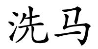 洗马的解释