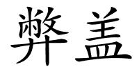 弊盖的解释
