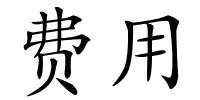 费用的解释