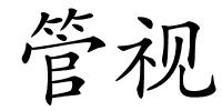 管视的解释