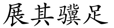 展其骥足的解释
