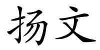 扬文的解释