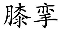 膝挛的解释