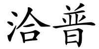 洽普的解释