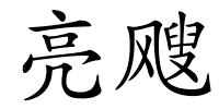 亮飕的解释