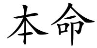 本命的解释