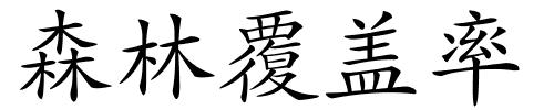 森林覆盖率的解释