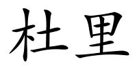 杜里的解释