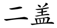 二盖的解释