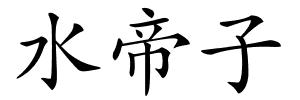 水帝子的解释