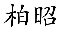 柏昭的解释