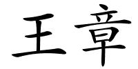 王章的解释