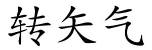 转矢气的解释