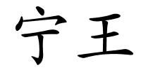 宁王的解释
