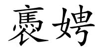 褭娉的解释