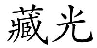 藏光的解释