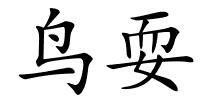 鸟耍的解释